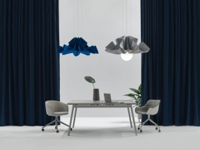 Rose acoustic felt lamp 