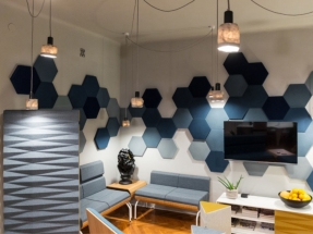 Panouri fonoabsorbante Soft Edge Hexa