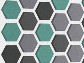 Panouri fonoabsorbante Web Hexa