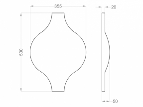 Panouri fonoabsorbante Soft 3D Flow