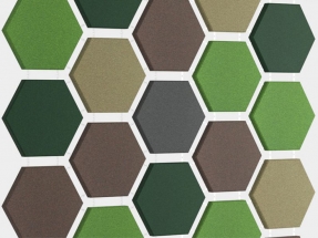 Panouri fonoabsorbante Web Hexa