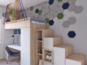 Panouri fonoabsorbante Soft Hexa