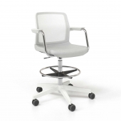 Scaun de Birou Wind Low R White 