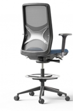 Scaun de Birou Wind High Black