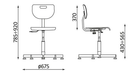 Scaune de Laborator Werek Plus