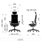 Scaun Directorial Violle 131SFL