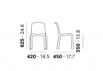 Scaun din Plastic Snow Junior 303